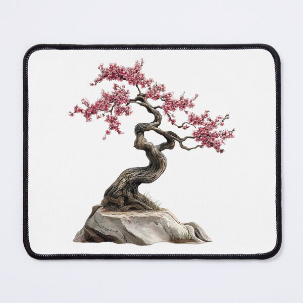 Item preview, Copy of Bonsai lover pink tree in the pot sticker designed and sold by SmileshareShop.