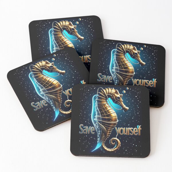 Item preview, Alvesart - Space Seahorse - Save Yourself designed and sold by Alvesart.