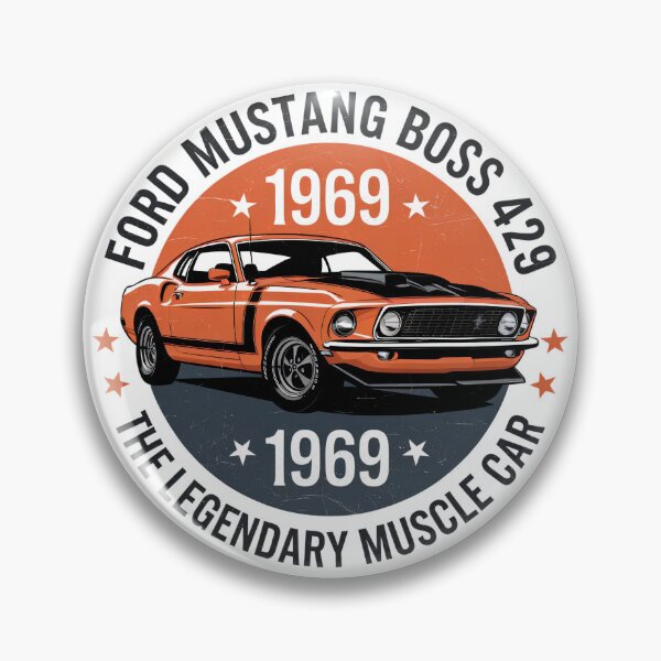 Item preview, Ford Mustang Boss 429 1969 Classic Muscle Car NASCAR designed and sold by EdGraphy.