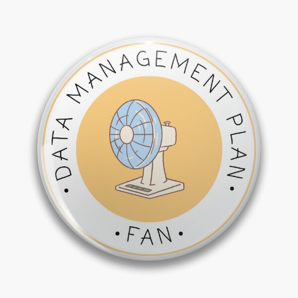 Item preview, Data Management Plan Fan designed and sold by Data_Maker.