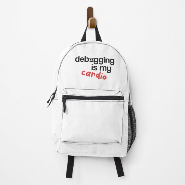 Item preview, Debugging is my cardio qa humor design designed and sold by SleekVisuals.