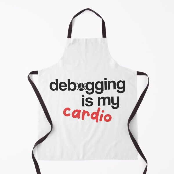 Item preview, Debugging is my cardio qa humor design designed and sold by SleekVisuals.