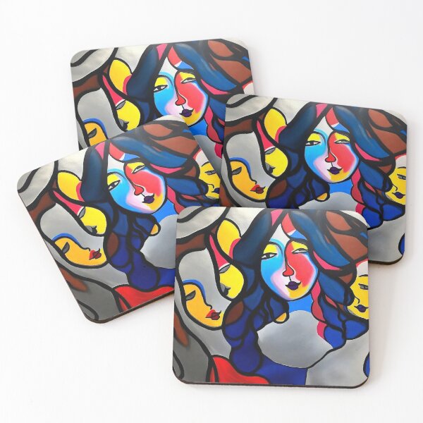 Item preview, abstract, faces designed and sold by trendero.