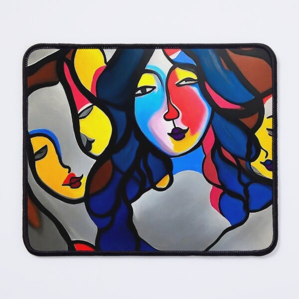 Item preview, abstract, faces designed and sold by trendero.