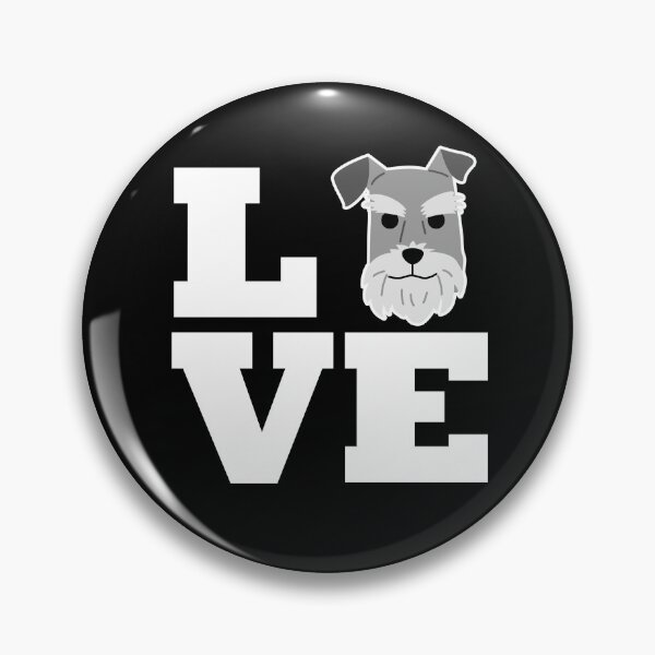 Item preview, Me encantan los Schnauzer miniatura Schnauzer divertido designed and sold by DogGarden.