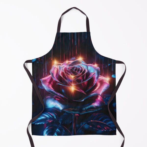 Item preview, Glowing neon rose. designed and sold by MyHappyArtShop.