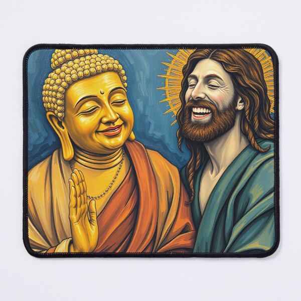 Item preview, The Buddha and Jesus designed and sold by MartialArtisan.