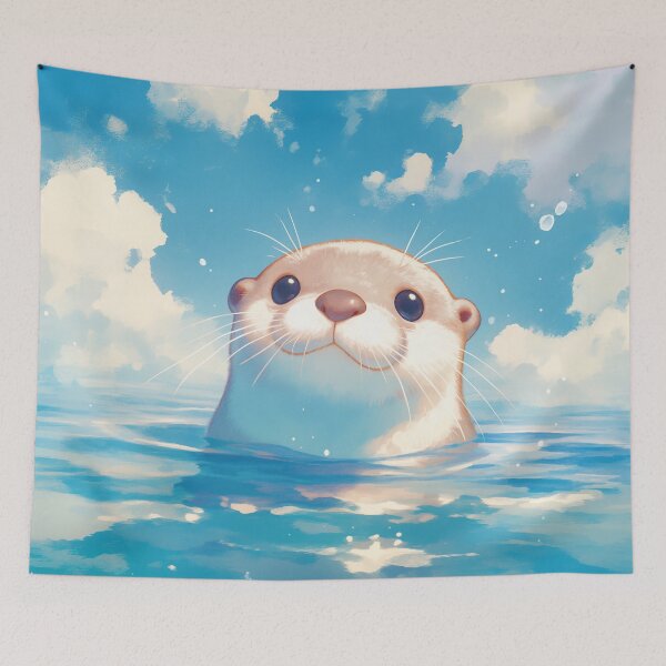 Item preview, A Cute Otter's Watery World designed and sold by AshiraCreations.