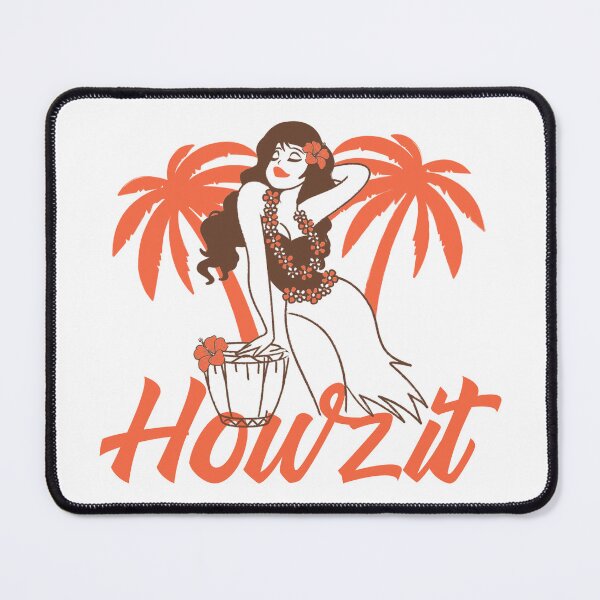 Item preview, HowZit Woman Posing with Lei Hawaiian Inspired designed and sold by GuesthozGraphix.