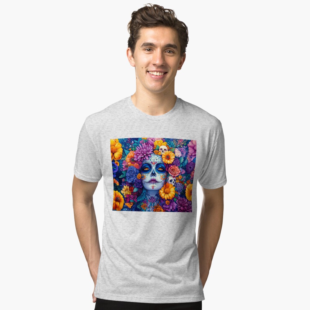 Item preview, Tri-blend T-Shirt designed and sold by phatpuppyart.
