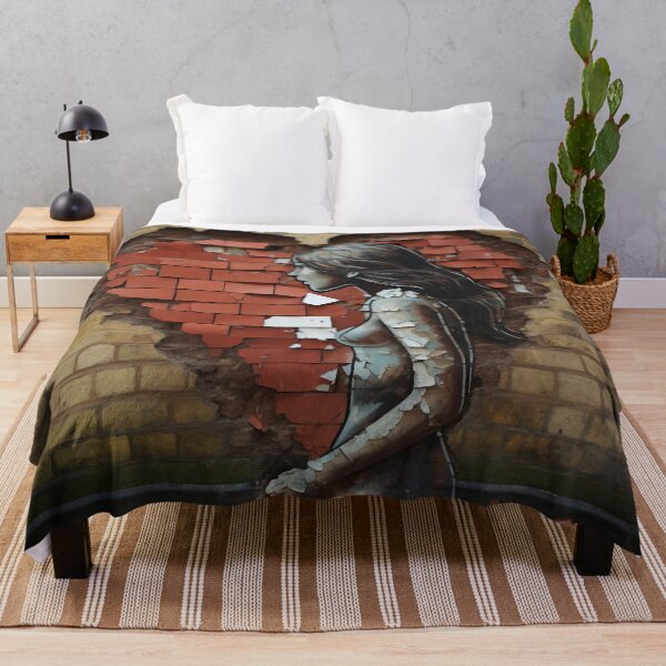 Item preview, Banksy Street woman heart broken designed and sold by martin max.