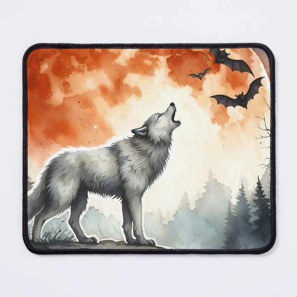Item preview, Red Moon Wolf designed and sold by RubisLeaf.