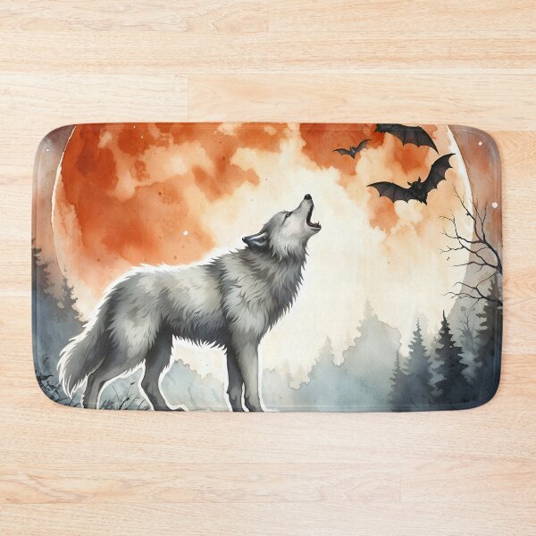Item preview, Red Moon Wolf designed and sold by RubisLeaf.