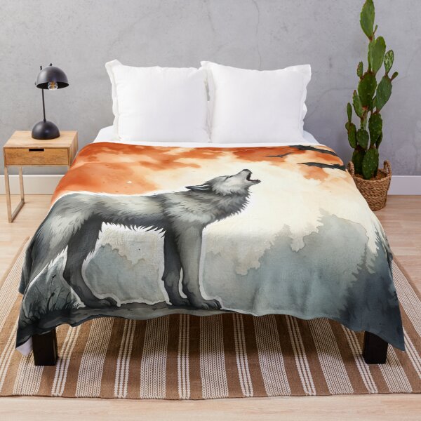 Item preview, Red Moon Wolf designed and sold by RubisLeaf.