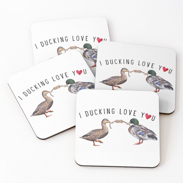 Item preview, I D Ducking Love You, Mallard Duck  designed and sold by Roy & Tiffany.