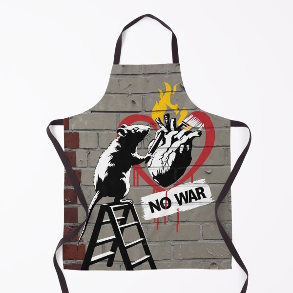 Item preview, Banksy Street rat no war designed and sold by martin max.