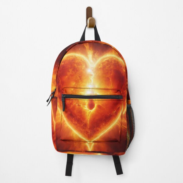 Item preview, A fiery orange and yellow toned heart designed and sold by Sadia  Jannat.