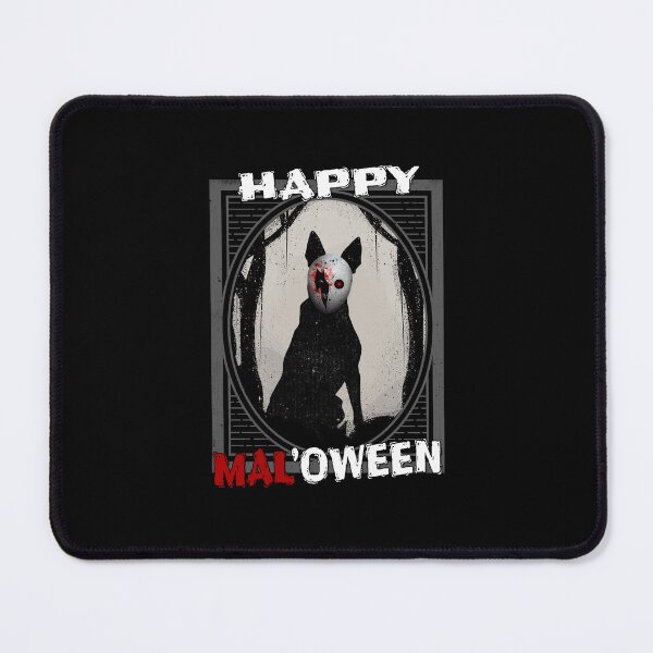 Item preview, Happy Maloween Belgian Malinois Halloween Scary Mask designed and sold by Guarddogdrive.
