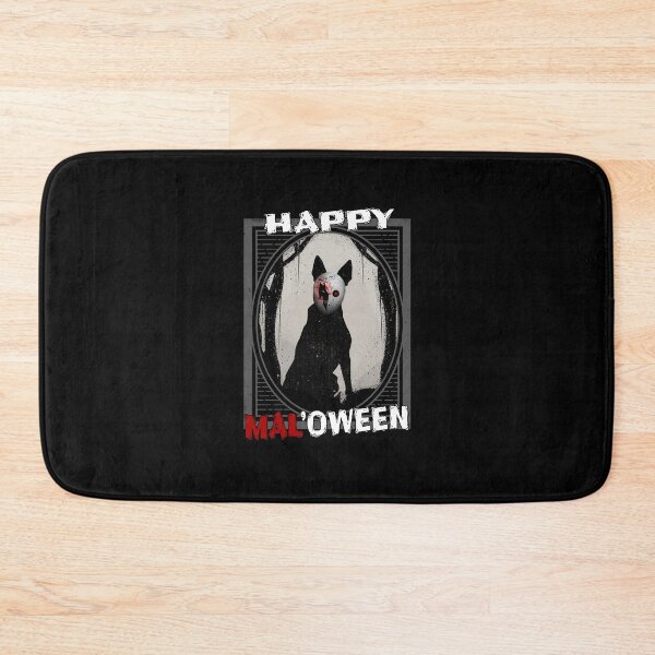 Item preview, Happy Maloween Belgian Malinois Halloween Scary Mask  designed and sold by Guarddogdrive.