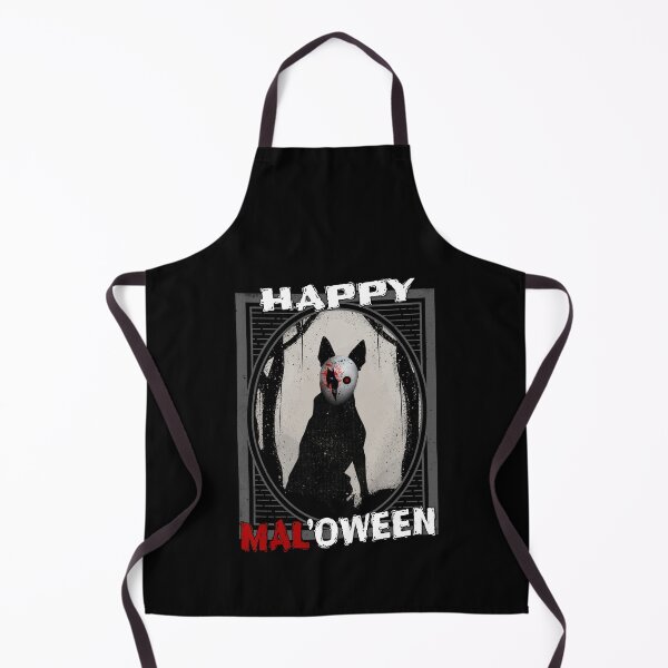 Item preview, Happy Maloween Belgian Malinois Halloween Scary Mask  designed and sold by Guarddogdrive.