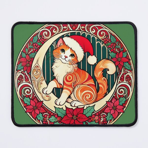 Item preview, Christmas Ginger Cat designed and sold by FrictionMaxxing.
