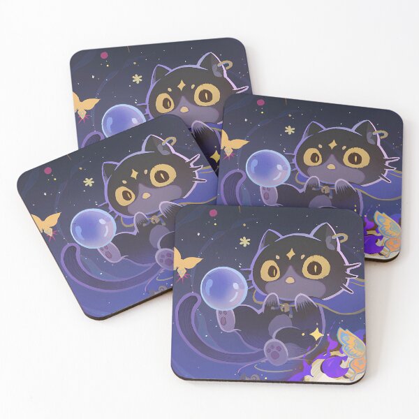 Item preview, Feline Fortune Namecard | Genshin Impact designed and sold by Verthalies.