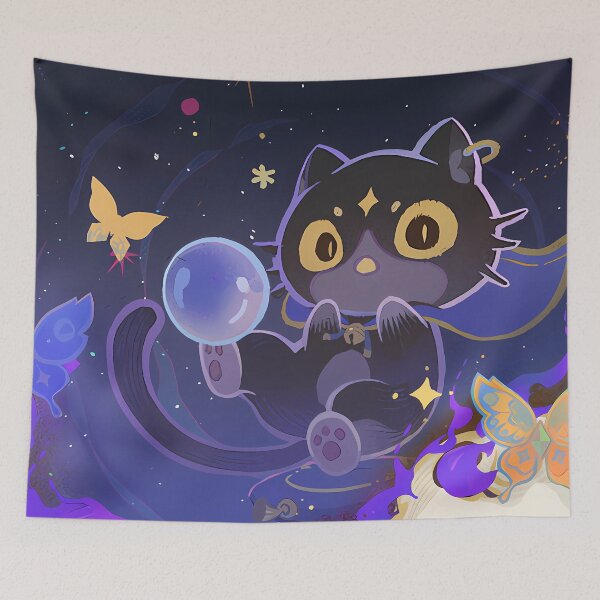 Item preview, Feline Fortune Namecard | Genshin Impact designed and sold by Verthalies.