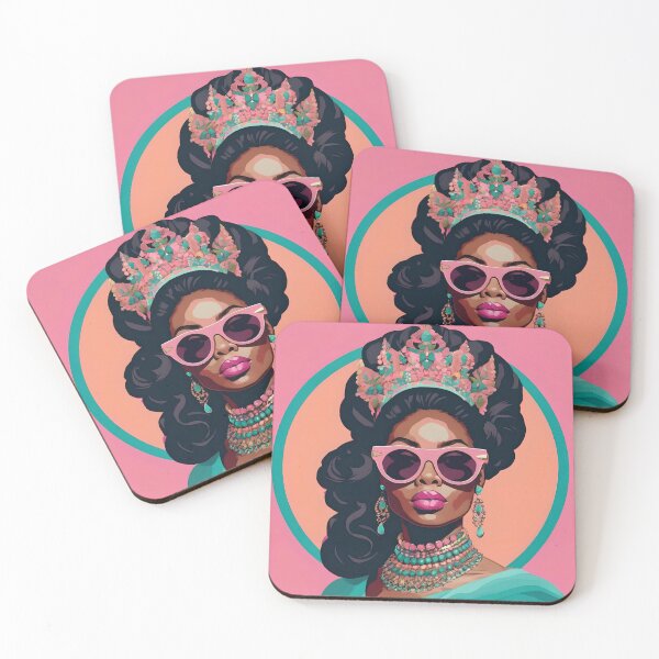 Item preview, Lady In Teal & Pink designed and sold by DesignsByPrnces.
