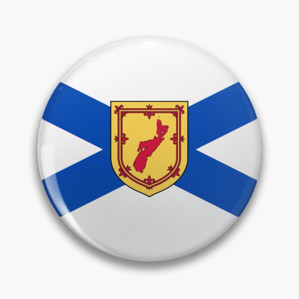Item preview, Nova Scotia Flag with Country Shield (bratach Alba Nuadh le sgiath na mòr-roinne) designed and sold by JonathanR1994.