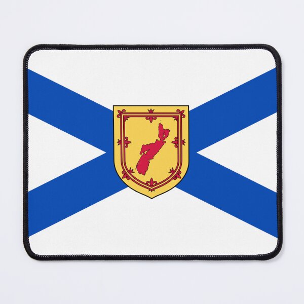 Item preview, Nova Scotia Flag with Country Shield (bratach Alba Nuadh le sgiath na mòr-roinne) designed and sold by JonathanR1994.