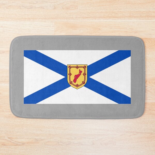 Item preview, Nova Scotia Flag with Country Shield (bratach Alba Nuadh le sgiath na mòr-roinne) designed and sold by JonathanR1994.