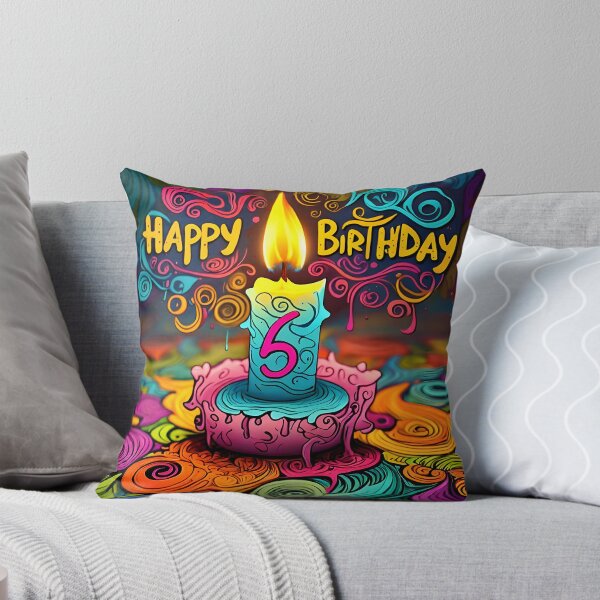 Item preview, Happy birthday greeting card sticker designed and sold by Roy Store.