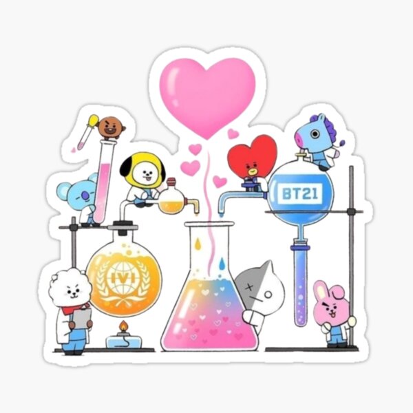 Artikel-Vorschau von BT21 hat Spaß!!, designt und verkauft von Midnight Blue.
