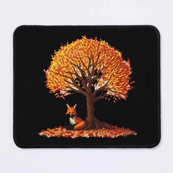 Item preview, autumn tree with fox designed and sold by ericrautenbach.