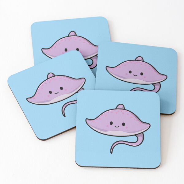 Item preview, Cute Purple Stingray Cartoon designed and sold by MoasisArt.