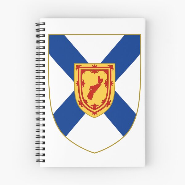 Item preview, Nova Scotia Province Map Shield (sgiath mapa mòr-roinn nova scotia) designed and sold by JonathanR1994.