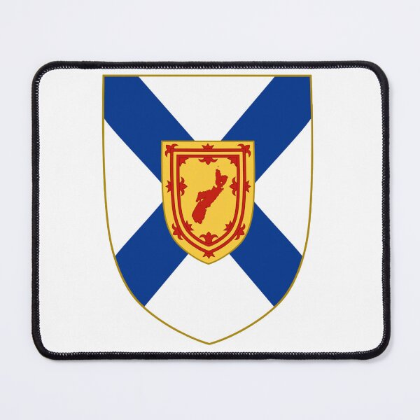 Item preview, Nova Scotia Province Map Shield (sgiath mapa mòr-roinn nova scotia) designed and sold by JonathanR1994.