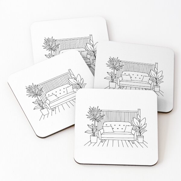 Item preview, Sofa in patio doodle simple designed and sold by rasagamastore.