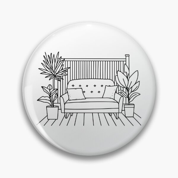 Item preview, Sofa in patio doodle simple designed and sold by rasagamastore.