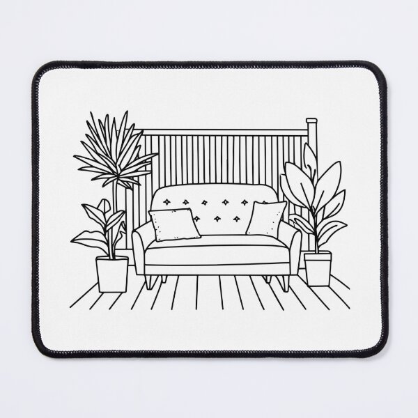 Item preview, Sofa in patio doodle simple designed and sold by rasagamastore.