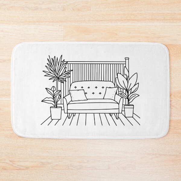 Item preview, Sofa in patio doodle simple designed and sold by rasagamastore.