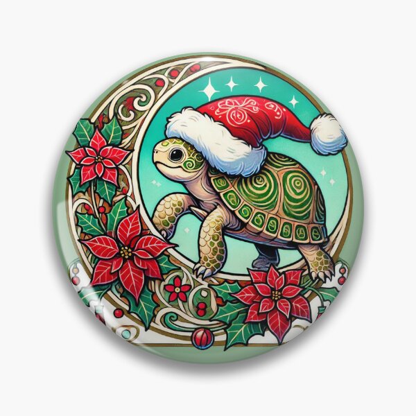 Item preview, Christmas Turtle designed and sold by FrictionMaxxing.