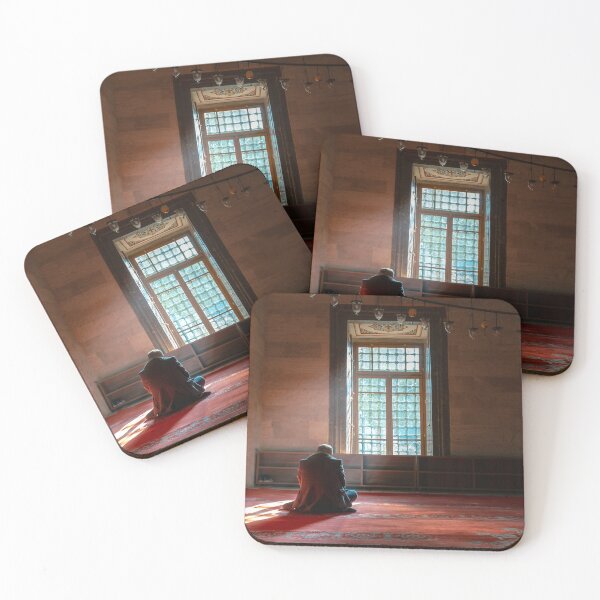Item preview, Muslim man praying in the mosque designed and sold by skalihm.