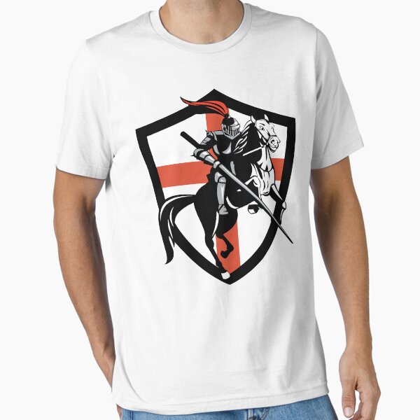 Artikel-Vorschau von Mittelalterlicher Ritter, der Saint Georges Cross stößt, designt und verkauft von MintedFresh.