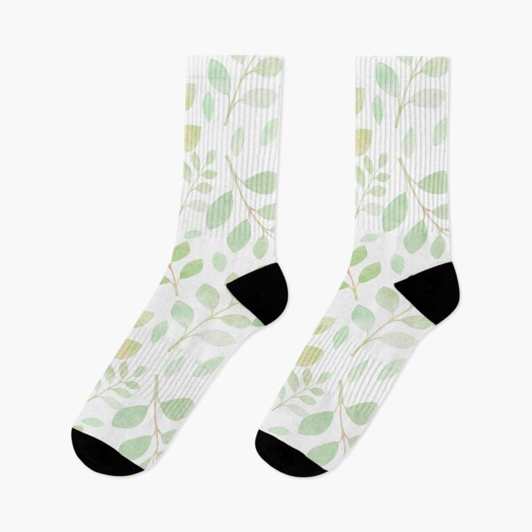 Item preview, Watercolor leaves, beautiful and delicate. Shades of pastel green and yellow. designed and sold by My-fake-places.