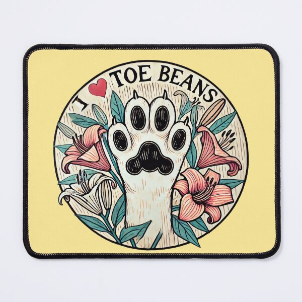 Item preview, I Love Toe Beans designed and sold by FrictionMaxxing.