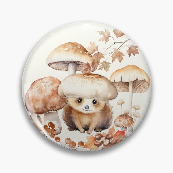 Item preview, MUSHROOM TO A HEDGEHOG by Monika Strigel designed and sold by SunlightStudios.