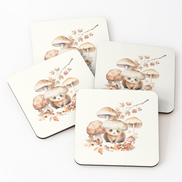 Item preview, MUSHROOM TO A HEDGEHOG by Monika Strigel designed and sold by SunlightStudios.