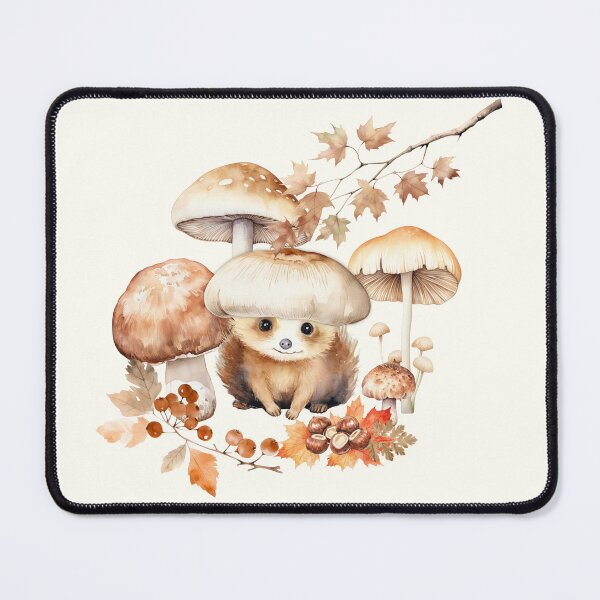 Item preview, MUSHROOM TO A HEDGEHOG by Monika Strigel designed and sold by SunlightStudios.