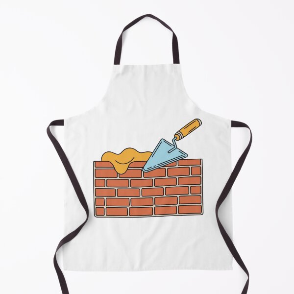 Item preview, brick facade with mortar and trowel designed and sold by rasagamastore.